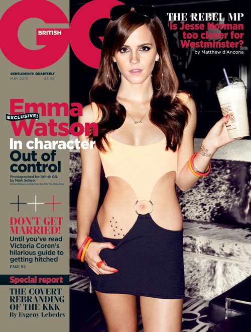 Emma Watson turns trashy on GQ
